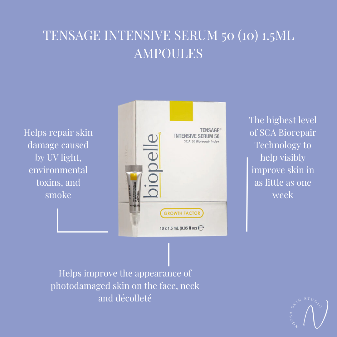 Biopelle Tensage Intensive Serum 50 (10) 1.5ml ampoules Noosa Skin Studio