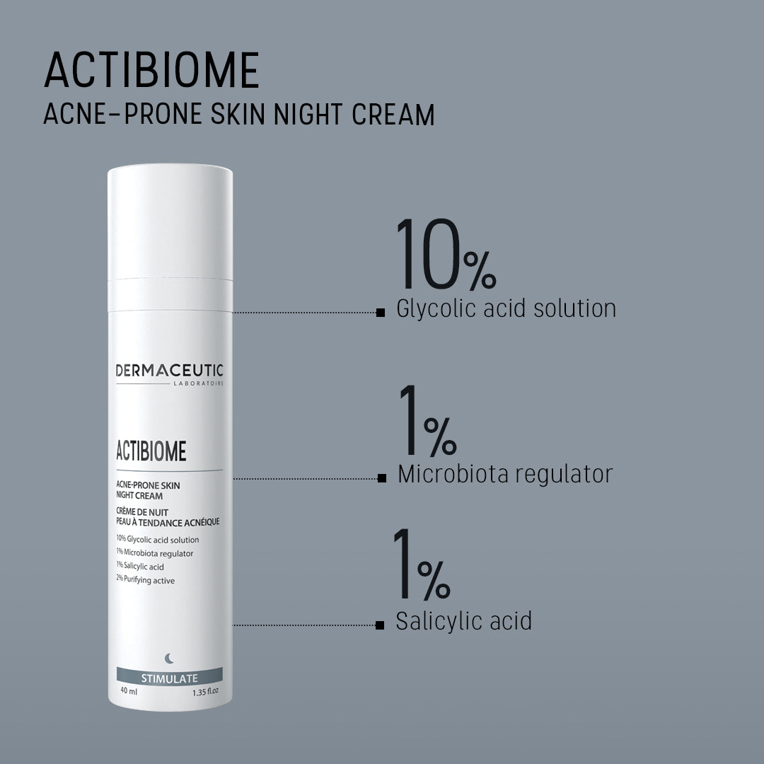 Dermaceutic Laboratoire Activabiome Acne-Prone Skin Night Cream 40ml