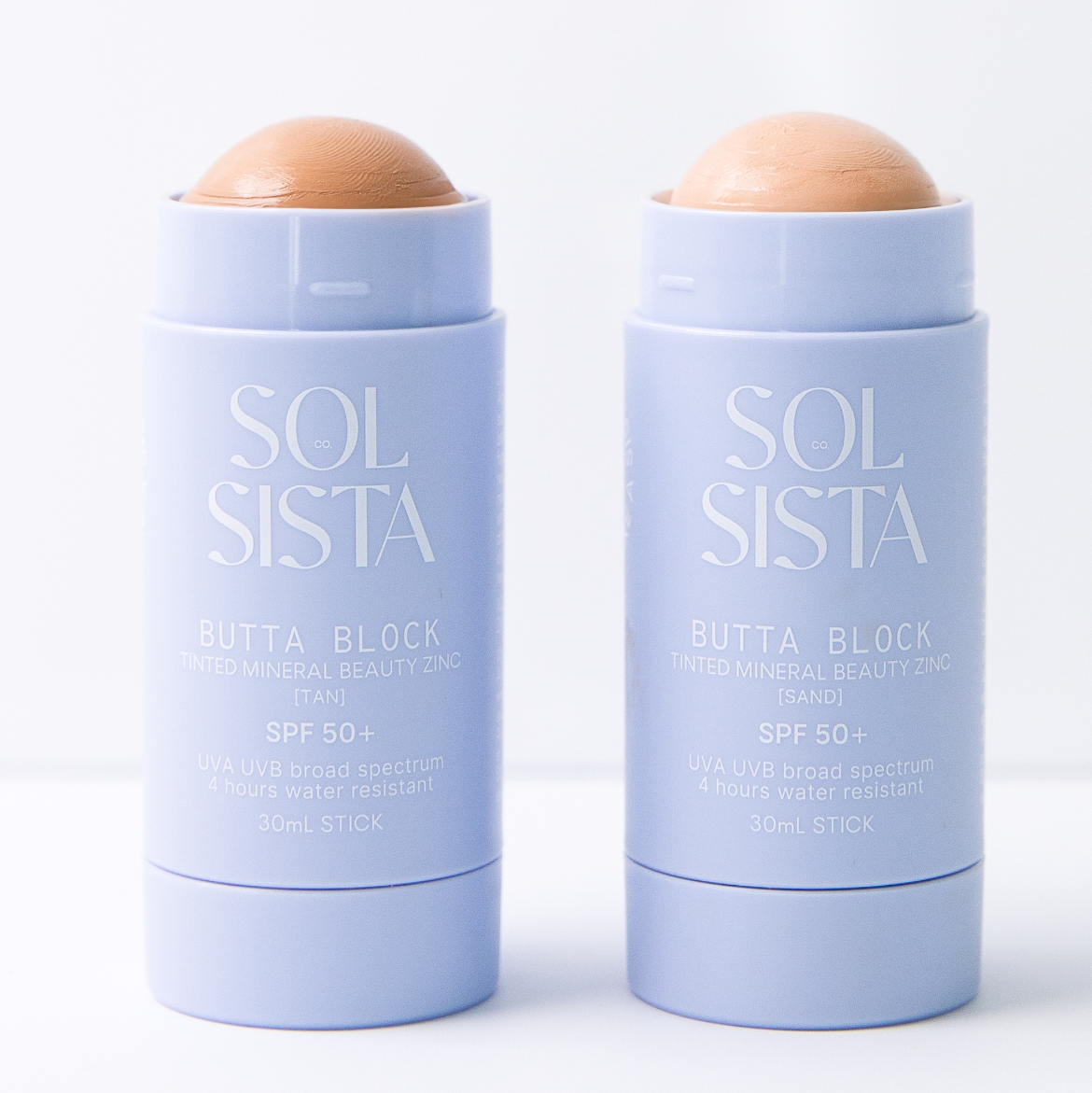 Sol Sista BUTTA BLOCK™ Tinted mineral beauty zinc SPF50+