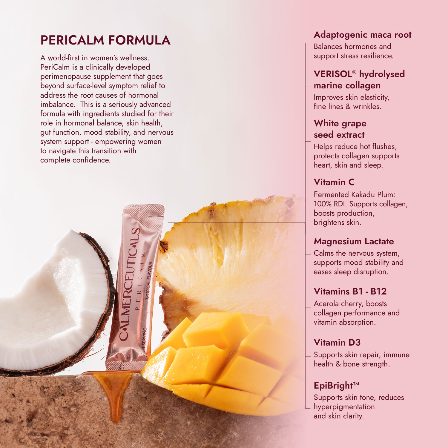 CalmerCeuticals PeriCalm: Perimenopause Supplement